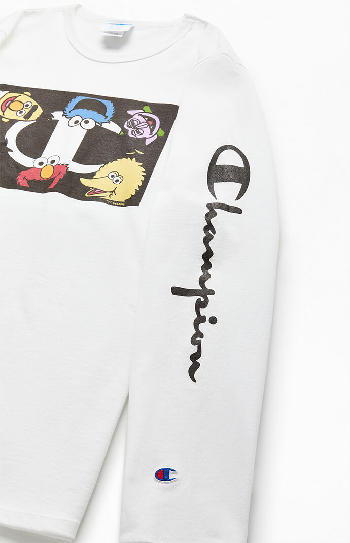 x Sesame Street Character Logo Long Sleeve T-Shirt