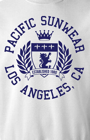 Pacific Sunwear Shield Circle LA Crew Neck Sweatshirt image number 2