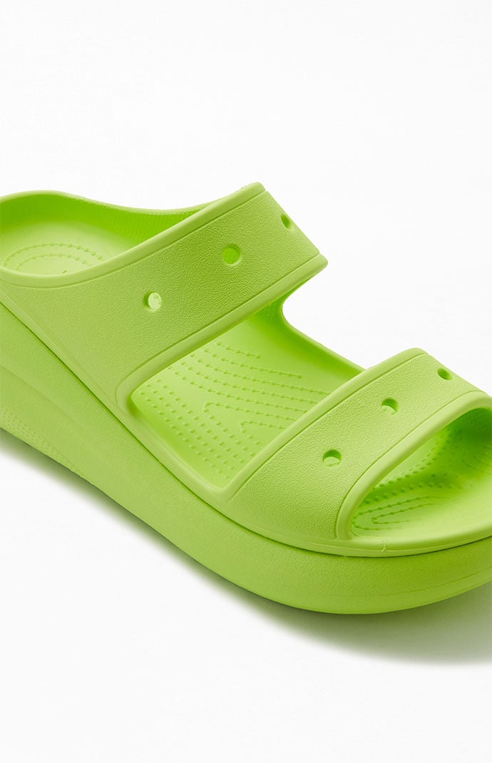 Crocs sales green sandals