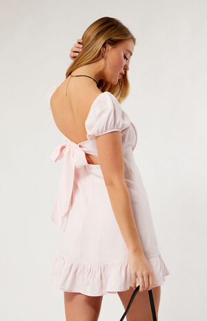 Camille Tie Back Mini Dress image number 4