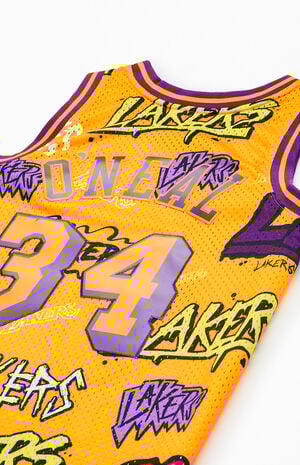 LA Lakers Shaq Slap Sticker Jersey image number 4