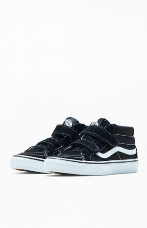 Kids Velcro Sk8 Old Skool Mid Shoes image number 2