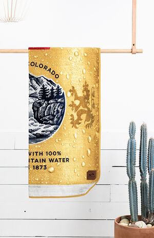 Eco Golden Coors Beach Towel image number 3