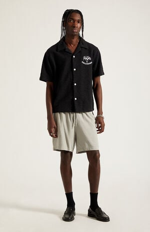 Gray Linen Shorts image number 6