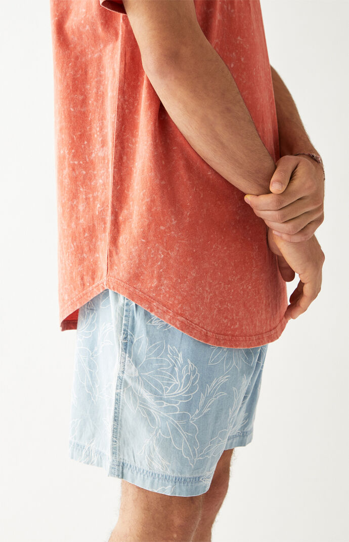 Kace Acid Wash Knit T-Shirt