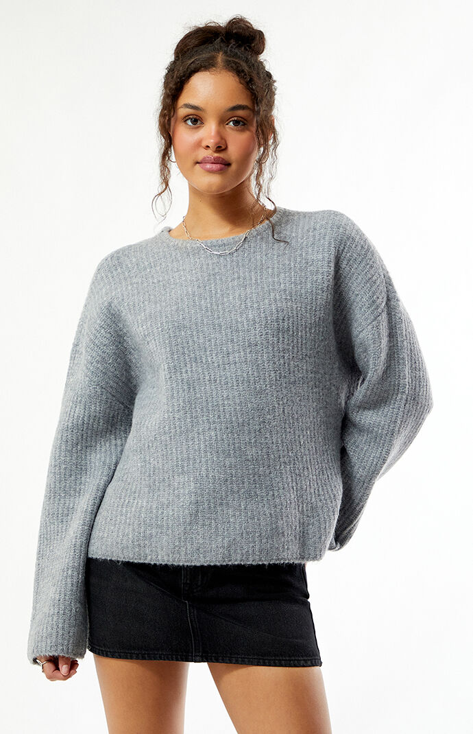 【極美品】Materialize Wear crew neck sweater Womens MLB Knit LA Dodgers Grey Crew Neck Sweater | NEC EU