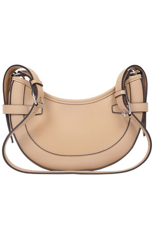 Blake Smooth Faux Leather Belted Hobo Bag image number 4