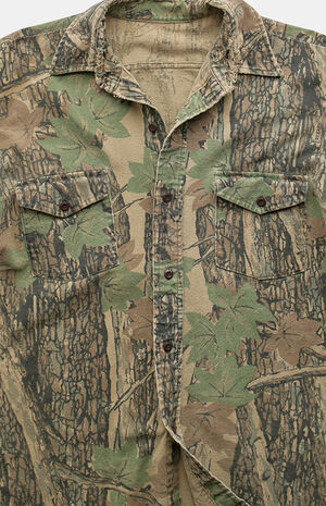 2000s Camo Button-Up Top image number 4