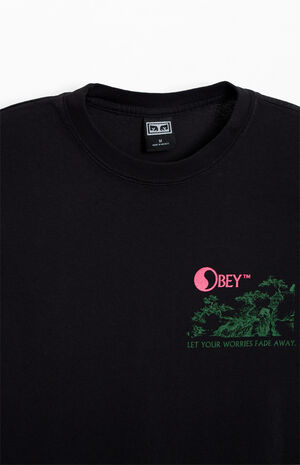 Let Your Worries Fade Away Heavyweight T-Shirt image number 3