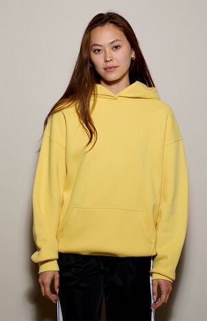 Yellow Ultra Soft Fleece Hoodie image number 2