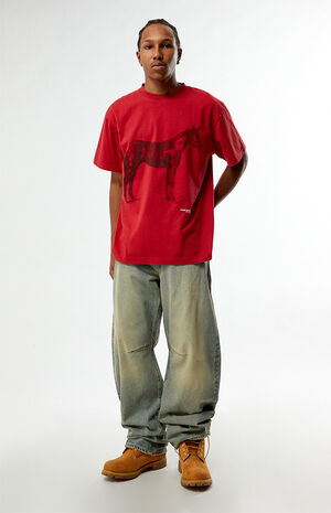 Pac Artist Network x Randy Perez Red Horse T-Shirt image number 5