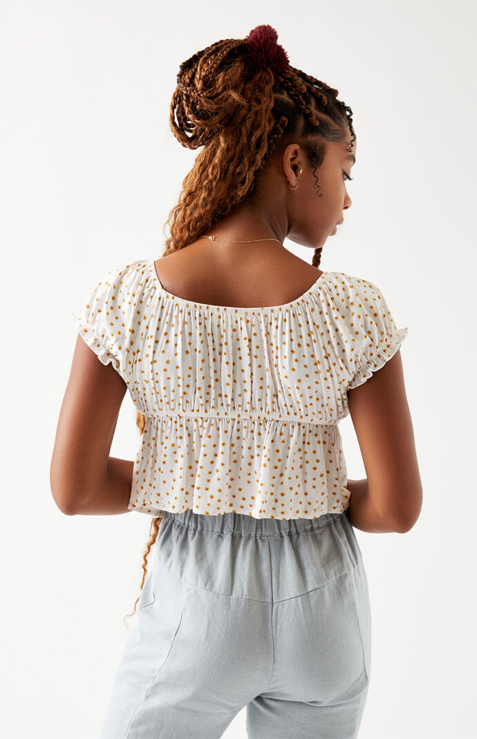 Open Front Babydoll Top