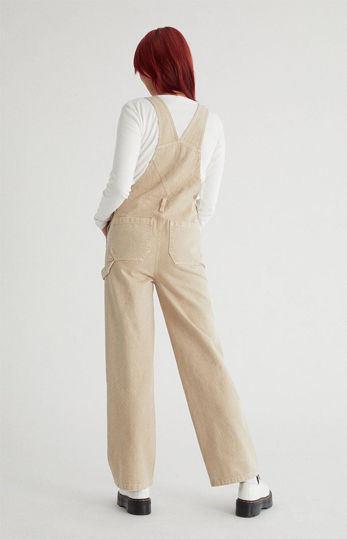 Beige overalls womens on sale