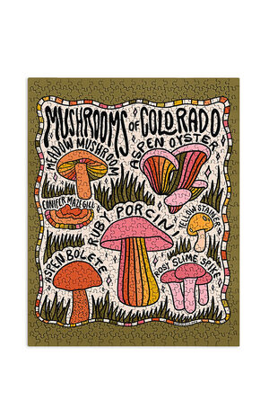 Doodle By Meg Mushrooms Of Colorado Jigsaw Puzzle image number 1