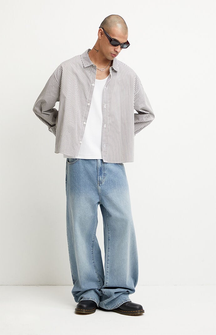 Pacsun Blake Extreme Baggy Jeans Light Indigo