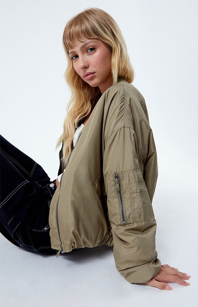 PacSun Oversized Bomber Jacket PacSun
