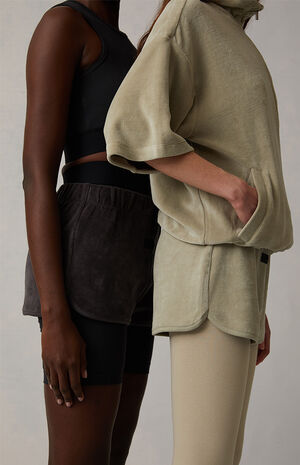 Women's Iron Velour Beach Shorts image number 5