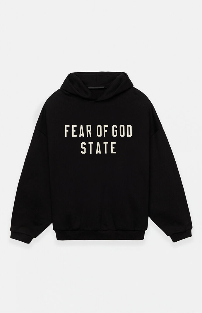 国内発送☆FEAR OF GOD☆HEAVY FLEECE HOODIE/BLACK Fear of God Essentials Black Heavy Fleece Hoodie | PacSun