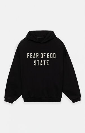 Black Heavy Fleece Hoodie image number 1