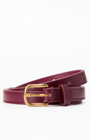 John Galt Faux Leather Buckle Belt | PacSun