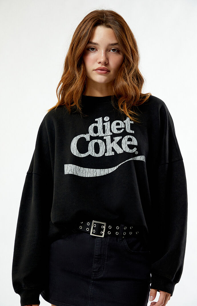 Coca Cola Diet Coke Crew Neck Sweatshirt PacSun
