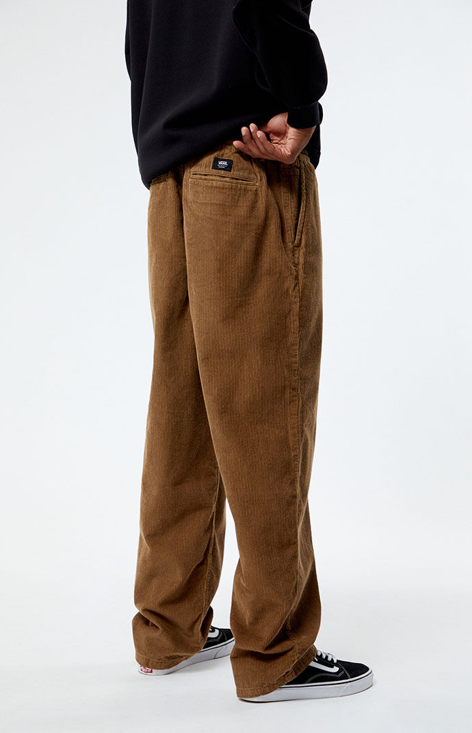 パンツ SOL GuruGuruSweatpants Brown XL JBD Wide Leg Corduroy Pants – Social Threads