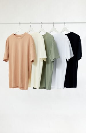5 Pack Reece Solid T-Shirts