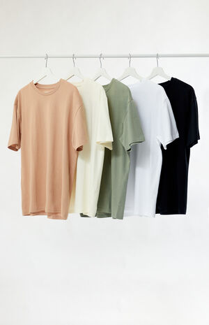 5 Pack Reece Solid T-Shirts image number 1