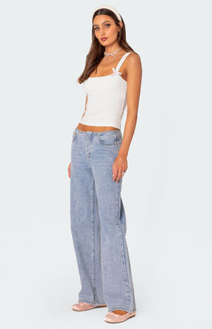 Lola Ribbed Tank Top image number 3