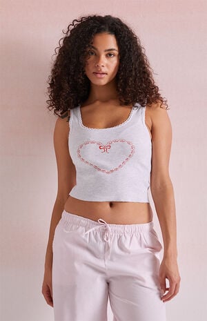 Heart Bow Tank Top image number 1