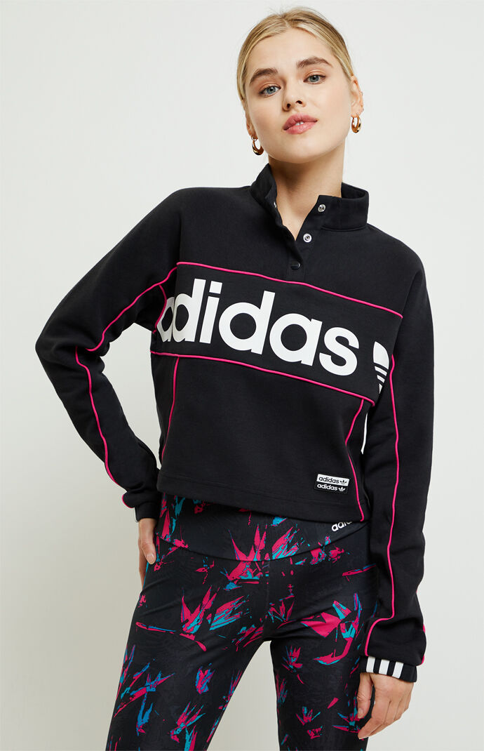 adidas crop top and pants
