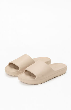 Brown Adilette Lumia Slides image number 2