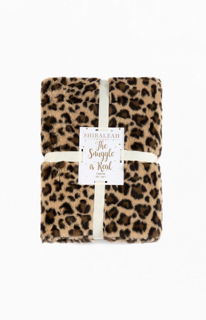 Jill Leopard Throw Blanket