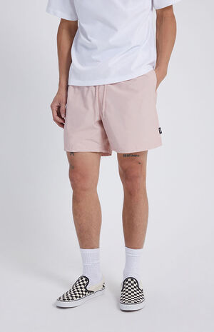 Pink Primary Volley Shorts image number 2