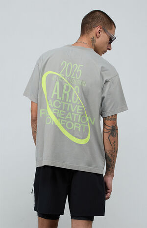 Systems Gray Vintage Wash Heavyweight T-Shirt image number 5