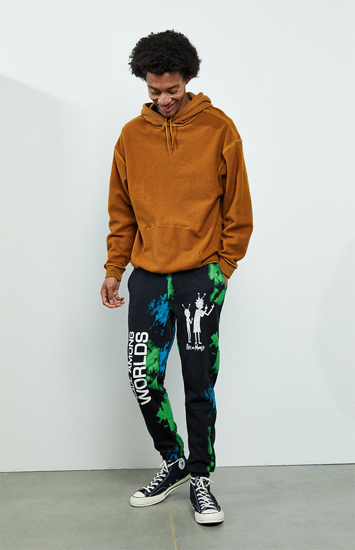 Tie-Dyed Rick And Morty Sweatpants