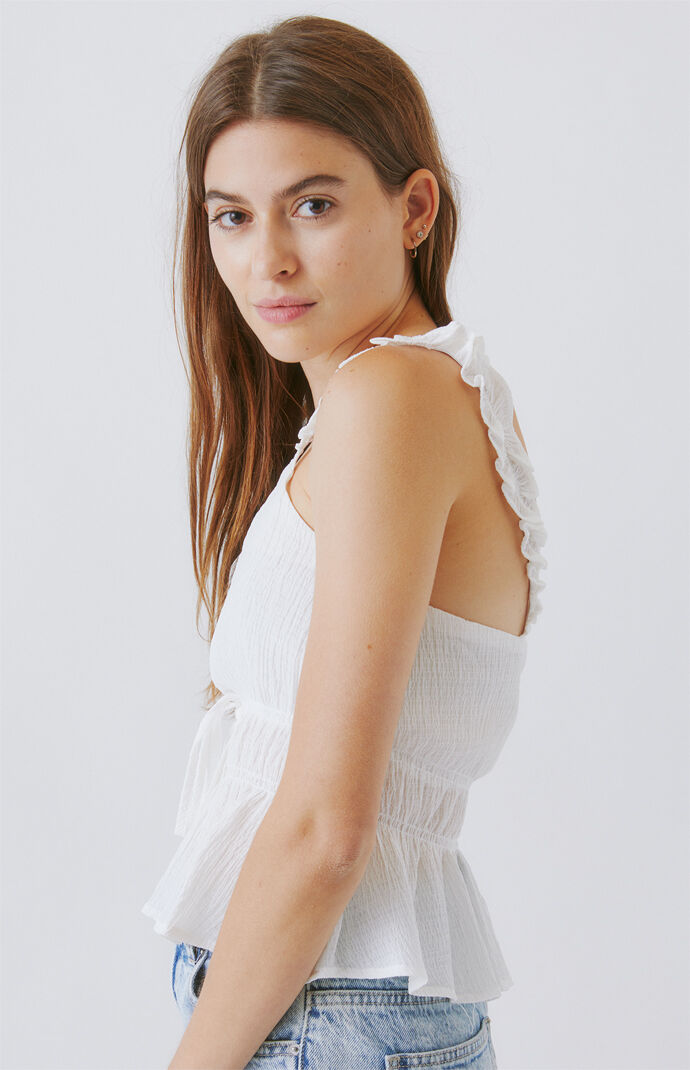 Cinched Waist Tank Top