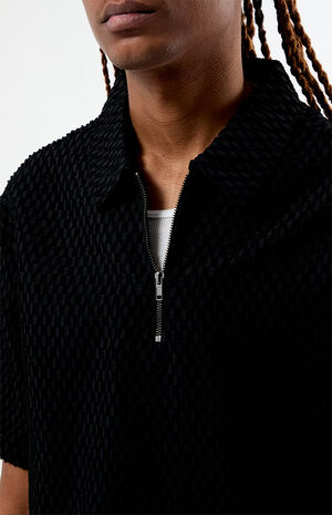 Nomad Black Quarter Zip Shirt image number 2
