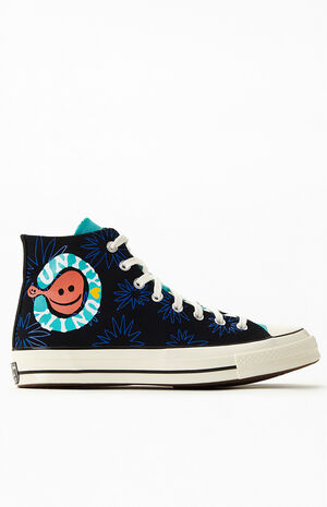 Organic Chuck 70 High Top Unity Floral Shoes image number 2