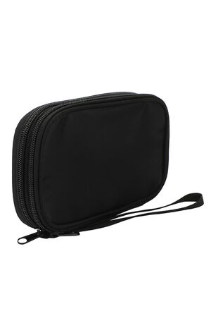 Black Zip-Around Tech Organizer image number 3
