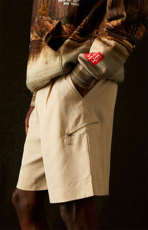 x PacSun Pleated Shorts image number 1