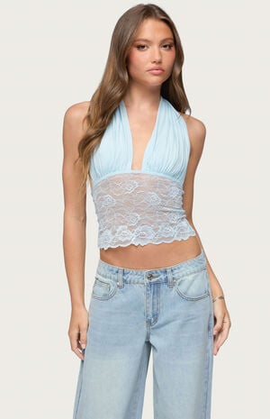 Eloria Lace Tie Top image number 1