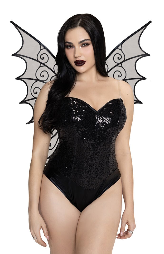 Leg Avenue Glitter Strapless Pixie Wings