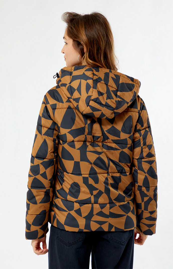 Pacsun yellow puffer jacket shop