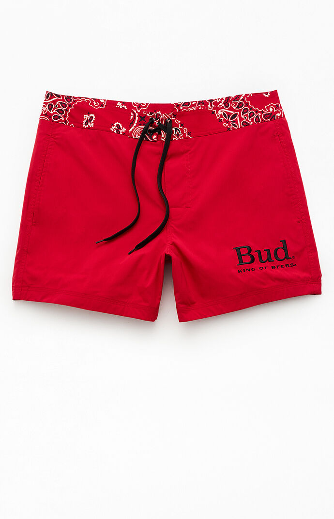 Budweiser by Pacsun Paisley Logo 5" Boardshorts