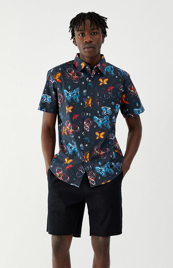 Bloom Woven Button-Up Shirt