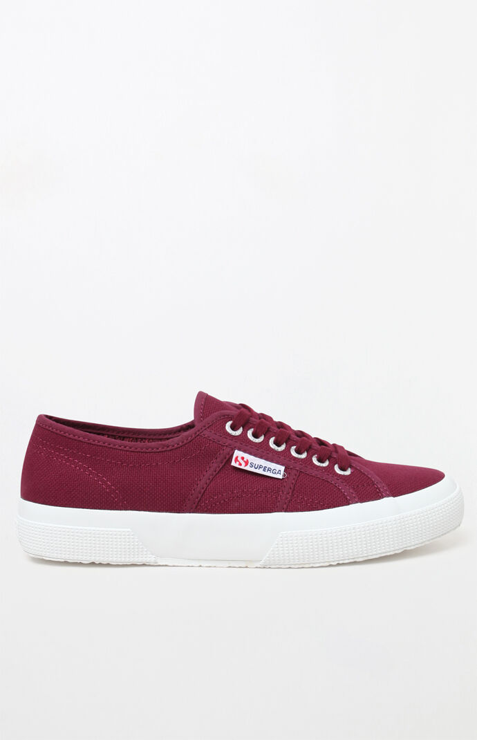 Women's Classic Burgundy Sneakers