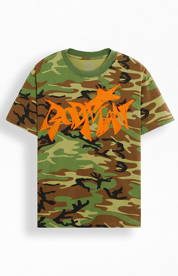 RODMAN BRAND Star Camo Oversized T-Shirt