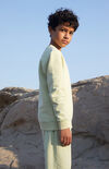 Kids Eco Green Pullover Sweatshirt Kids Eco Green Pullover Sweatshirt image number null