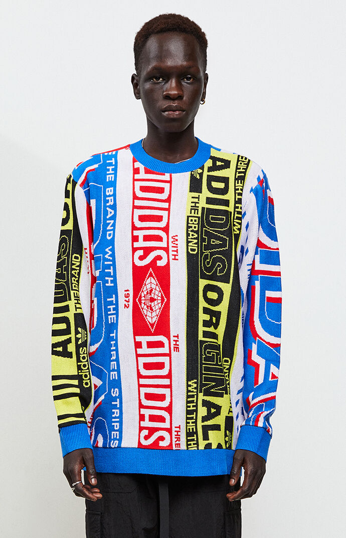 Adidas scarf sweatshirt